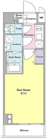 デルックス田端の物件間取画像